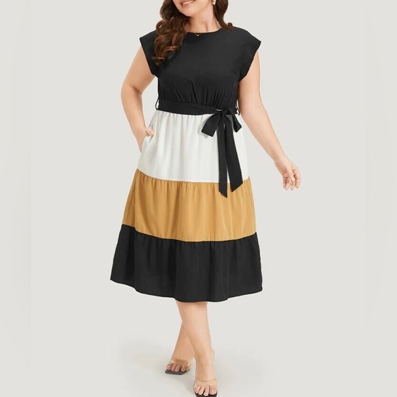 KNEE LENGTH DRESS - Picture 1 of 6